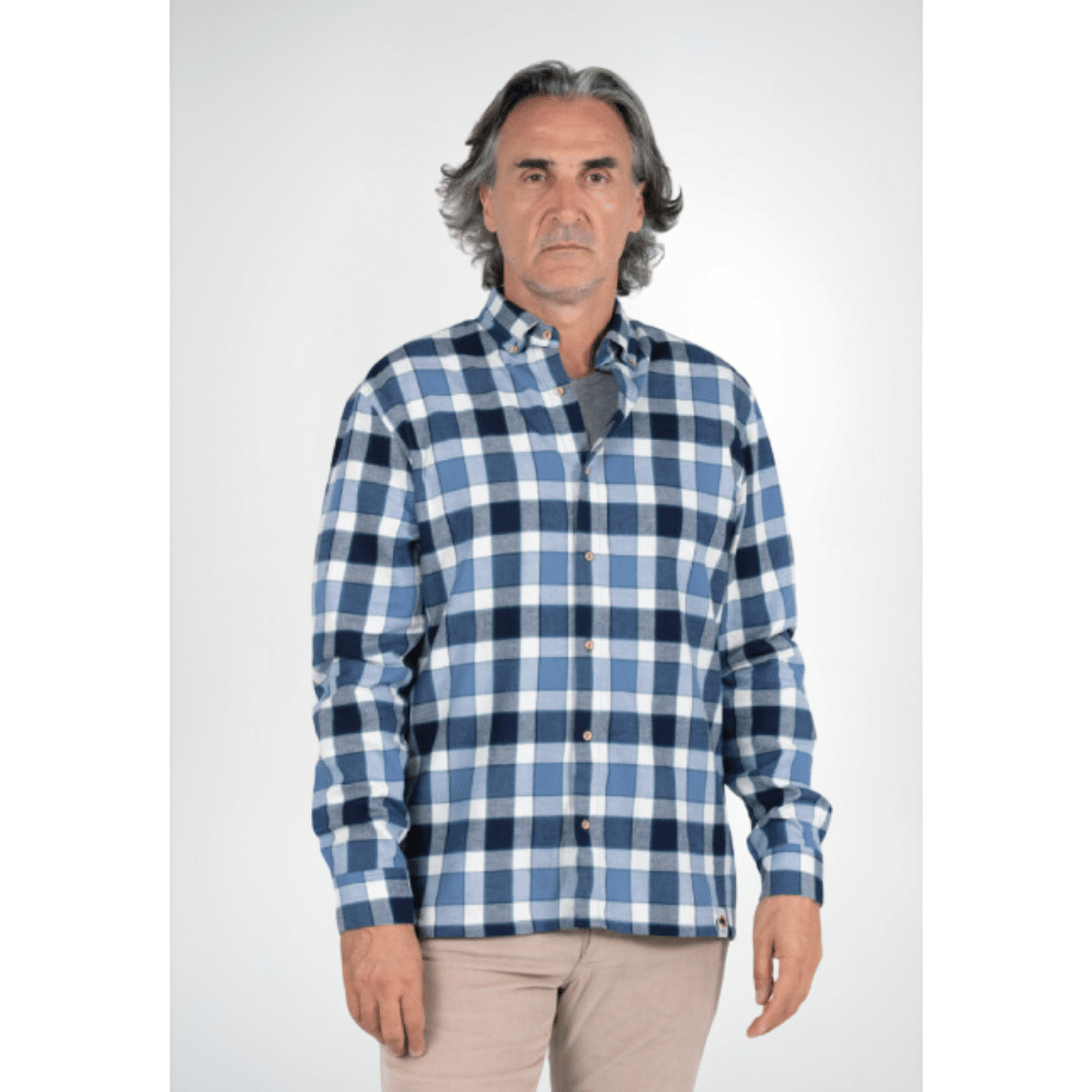 Chemise Coton Douceur - Bleu